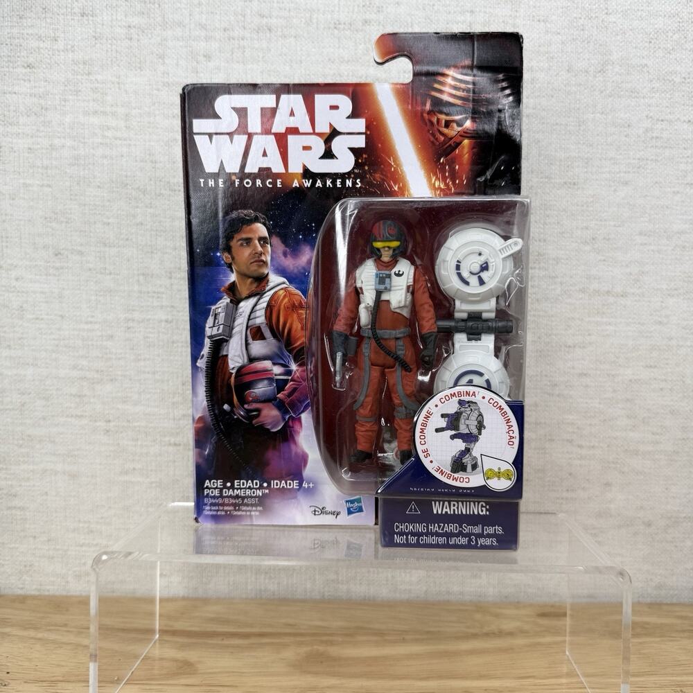 STAR WARS POE DAMERON THE FORCE AWAKENS ACTION FIGURE NIB